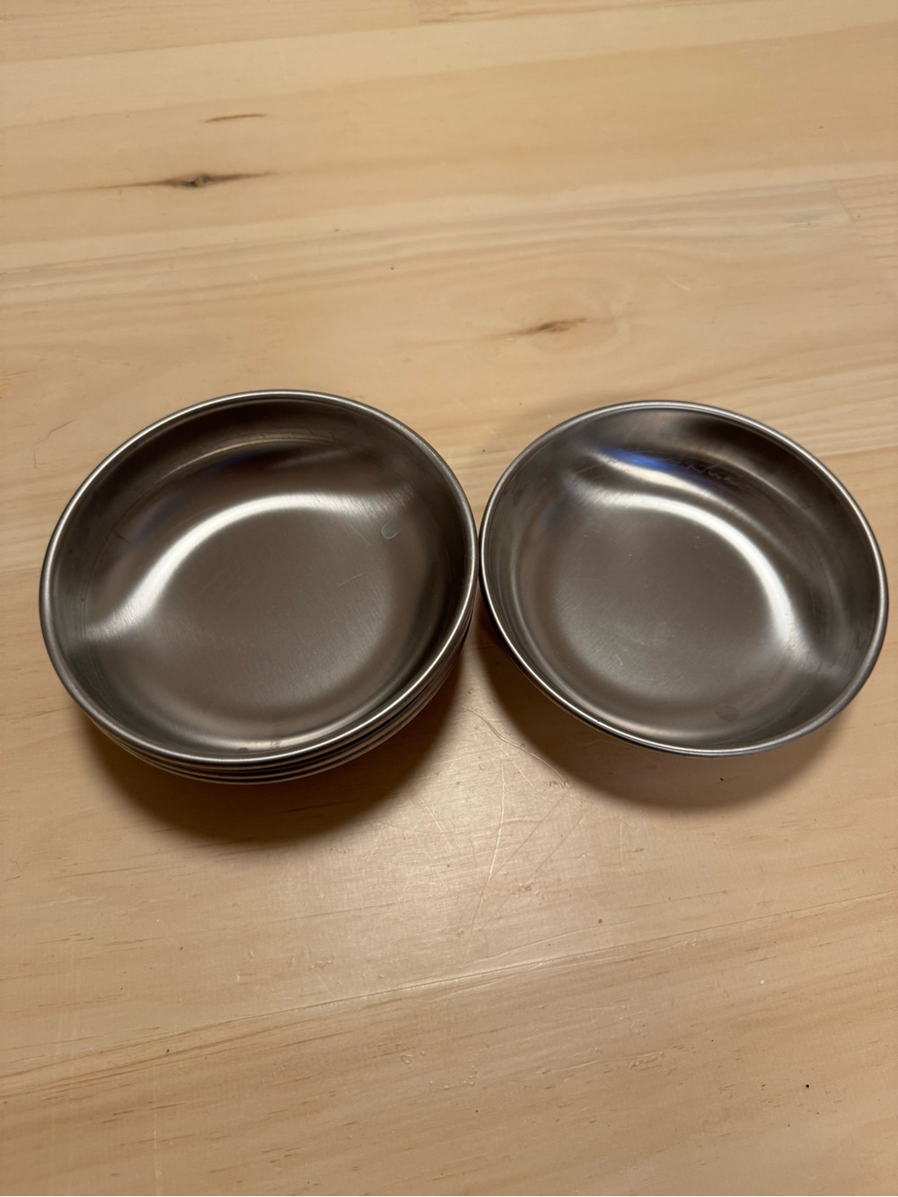 Americat Company 18/8 Stainless Steel Cat Bowls Set